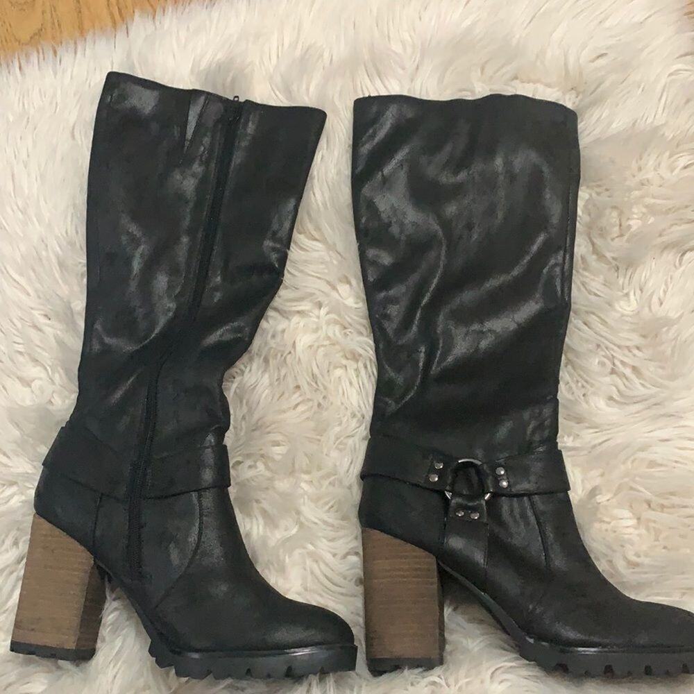 NWOT CARLOS BY CARLOS SANTANA HARLEY TALL BOOTS SIZE 9.5M 11M